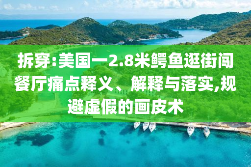 拆穿:美國一2.8米鱷魚逛街闖餐廳痛點(diǎn)釋義、解釋與落實(shí),規(guī)避虛假的畫皮術(shù)