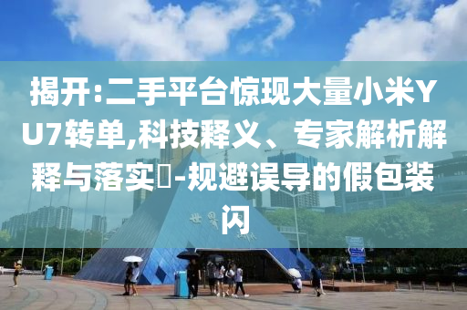 揭開(kāi):二手平臺(tái)驚現(xiàn)大量小米YU7轉(zhuǎn)單,科技釋義、專家解析解釋與落實(shí)?-規(guī)避誤導(dǎo)的假包裝閃
