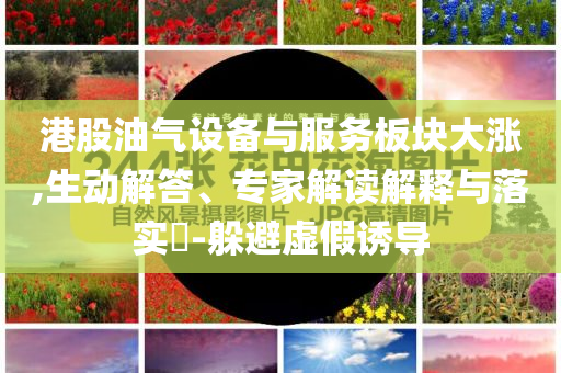 港股油氣設(shè)備與服務(wù)板塊大漲,生動(dòng)解答、專家解讀解釋與落實(shí)?-躲避虛假誘導(dǎo)