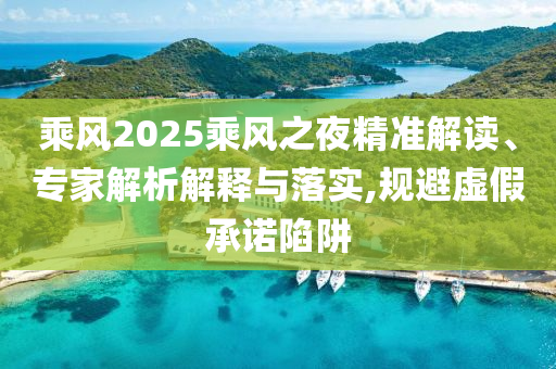 乘風(fēng)2025乘風(fēng)之夜精準(zhǔn)解讀、專家解析解釋與落實(shí),規(guī)避虛假承諾陷阱