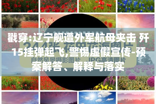 戳穿:遼寧艦遭外軍航母夾擊 殲15掛彈起飛,警惕虛假宣傳-預(yù)案解答、解釋與落實(shí)