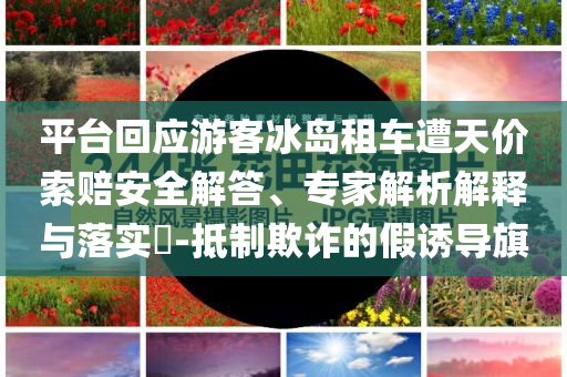 平臺回應(yīng)游客冰島租車遭天價(jià)索賠安全解答、專家解析解釋與落實(shí)?-抵制欺詐的假誘導(dǎo)旗