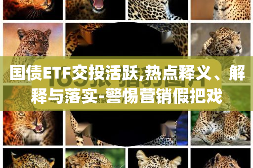 國(guó)債ETF交投活躍,熱點(diǎn)釋義、解釋與落實(shí)-警惕營(yíng)銷(xiāo)假把戲