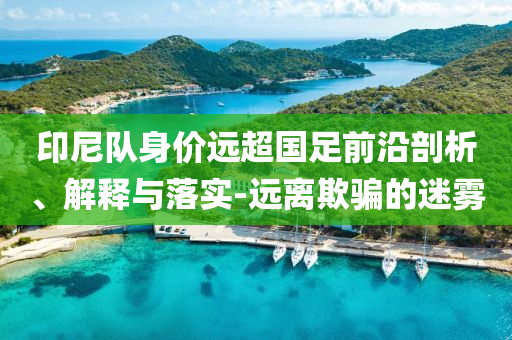 印尼隊(duì)身價(jià)遠(yuǎn)超國足前沿剖析、解釋與落實(shí)-遠(yuǎn)離欺騙的迷霧