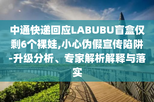 中通快遞回應(yīng)LABUBU盲盒僅剩6個裸娃,小心偽假宣傳陷阱-升級分析、專家解析解釋與落實