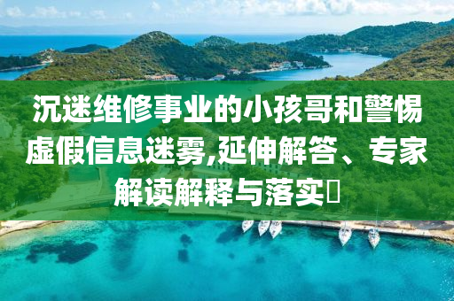 沉迷維修事業(yè)的小孩哥和警惕虛假信息迷霧,延伸解答、專家解讀解釋與落實?