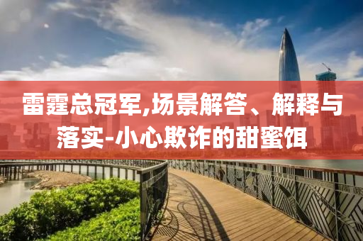 雷霆總冠軍,場(chǎng)景解答、解釋與落實(shí)-小心欺詐的甜蜜餌