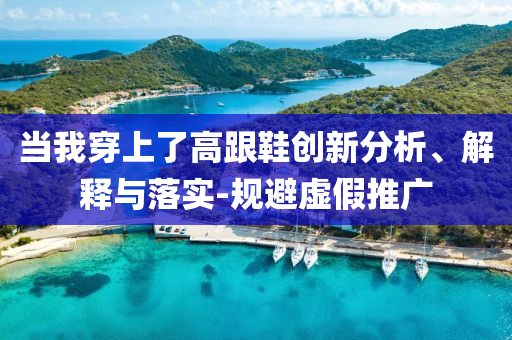 當(dāng)我穿上了高跟鞋創(chuàng)新分析、解釋與落實(shí)-規(guī)避虛假推廣