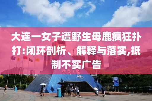 大連一女子遭野生母鹿瘋狂撲打:閉環(huán)剖析、解釋與落實(shí),抵制不實(shí)廣告