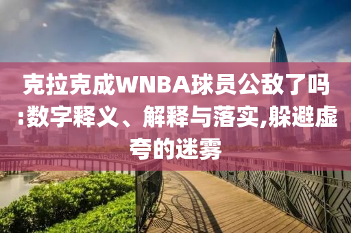 克拉克成WNBA球員公敵了嗎:數(shù)字釋義、解釋與落實,躲避虛夸的迷霧