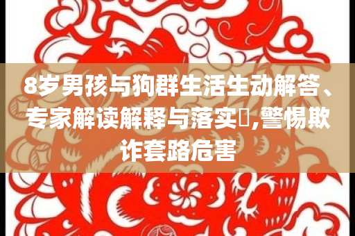 8歲男孩與狗群生活生動解答、專家解讀解釋與落實?,警惕欺詐套路危害