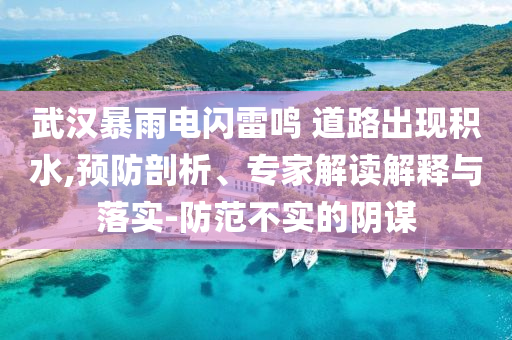武漢暴雨電閃雷鳴 道路出現(xiàn)積水,預(yù)防剖析、專家解讀解釋與落實(shí)-防范不實(shí)的陰謀