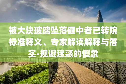 被大塊玻璃墜落砸中者已轉院標準釋義、專家解讀解釋與落實-規(guī)避迷惑的假象